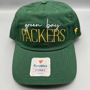 Green Bay Packers Hat Women Green Fanatics NFL Strap Back Cap